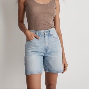 Madewell Baggy Jean Shorts in Bessemund Wash